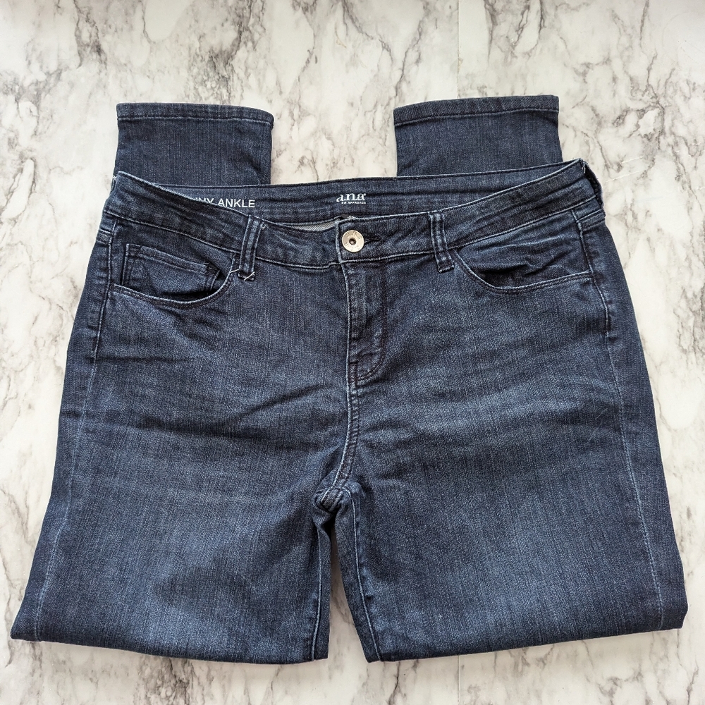 Skinny Ankle Jeans Plus Size 14 A.N.A.